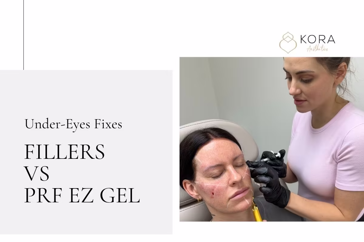Under-Eye Fixes in Scottsdale: Fillers vs. PRF EZ Gel for Dark Circles (Which Wins in Desert Heat?)