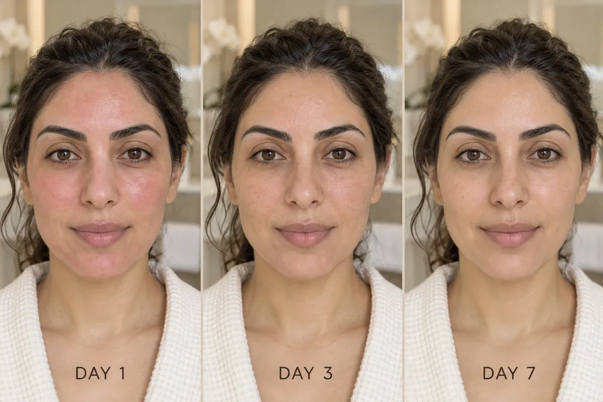 Microneedling Aftercare: Healing Stages Day by Day